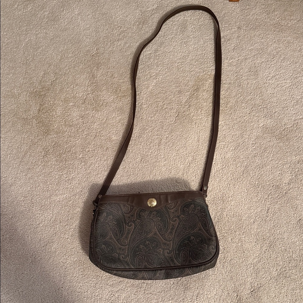Liz Claiborne Dark Brown Crossbody Bag